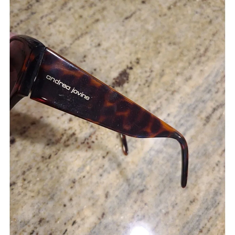 ANDREA JOVINE Womens Designer Sunglasses Tortoise Style# A114 TS